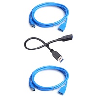 Câble d'extension USB 3.0 mâle-femelle, cordon de synchronisation de données, connecteur d'extension pour ordinateur portable, PC, souris de joueur