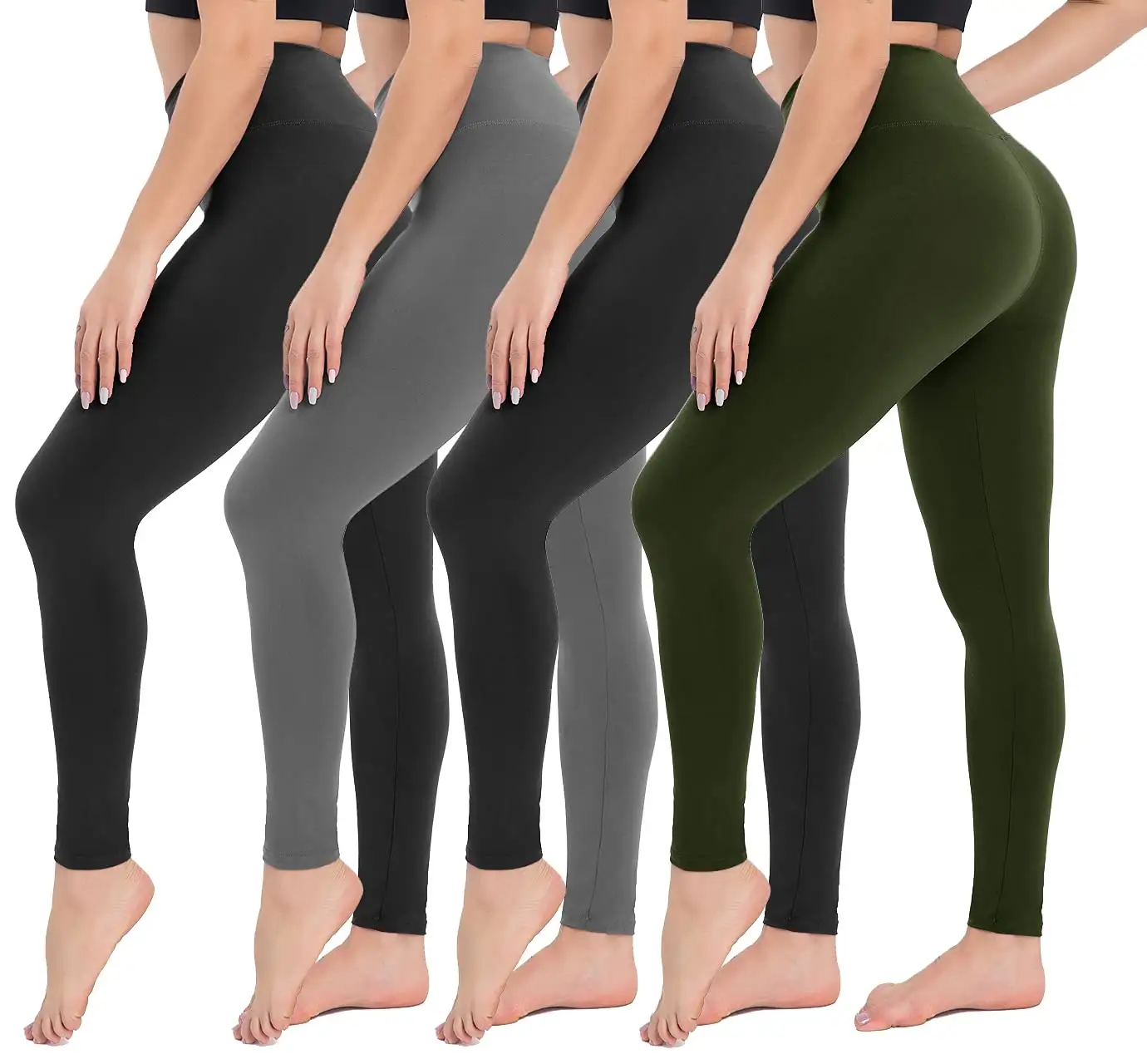 Leggings vendita diretta dalla fabbrica nero addome Spandex Gym Push Up Lift vita alta Leggings da donna pantaloni Yoga taglie forti