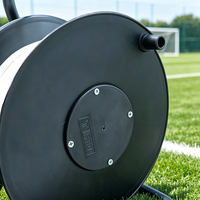 Machine de marquage des lignes de terrain de football 50m/75m, manuelle, mobile, avec logo personnalisé, en polypropylène, garantie 12 mois, Vance Sports