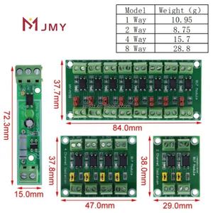 Module d'isolation optoélectronique 817 Optocoupleur 2/4/8 voies avec contrôle de tension et adaptateur - Product Image 2