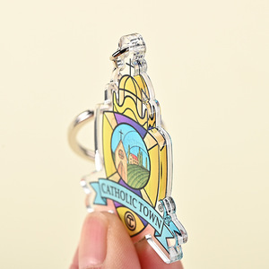 Acrylic Cartoon <b>Keychain</b> <b>Anime</b> Character Pendant Gift For Kids And Collectors - Product Image 3