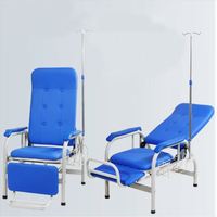Fauteuils d'infusion sanguine réglables et confortables EU-MC588 pour hôpitaux, fauteuils médicaux inclinables pour transfusion IV pour patients