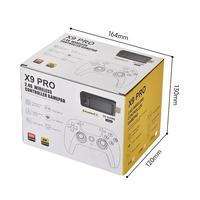 Consola de Videojuegos X9 PRO GameStick 4KHD TV, Chip 905X3, Juegos 3D para PSP/PS1/N64, Más de 40 Simuladores, Juegos Retro, Control Dual 2.4G