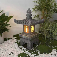 Lanterne en granit de style japonais populaire pour la décoration de jardin, sculptures de jardin, éclairage extérieur, sculpture lumineuse de jardin