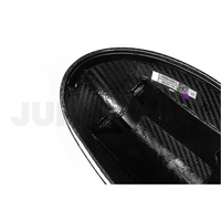 Amélioration extérieure, aspect carbone naturel, texture tissée dense pour BMW Série 3 E92, couvre-rétroviseur personnalisé