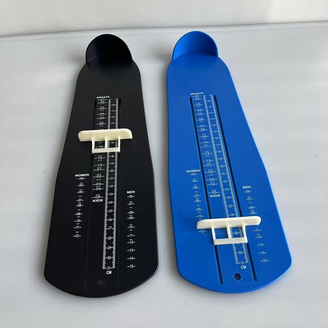 Portable Plastic Foot Measurer For All Ages Accurate Shoe Sizing Growth Tracking