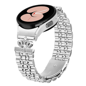 Enjoypretty Crown 7ลูกปัดสายนาฬิกาสแตนเลสสำหรับนาฬิกา Samsung WATCH 6 20mm พร้อมปุ่มลัด - Product Image 6