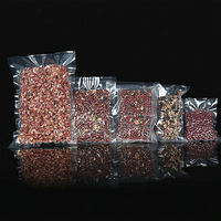 Sacs sous vide ECO transparents, adaptés au congélateur, pour l'emballage des haricots rouges, logo personnalisé, vente en gros