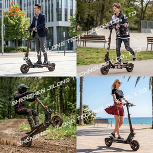 Trottinettes électriques pliables tout-terrain KUGOO F1 Pro pour adultes, moteur 800W haute puissance, 48V 18Ah, trottinette électrique pliable portable - Product Image 3