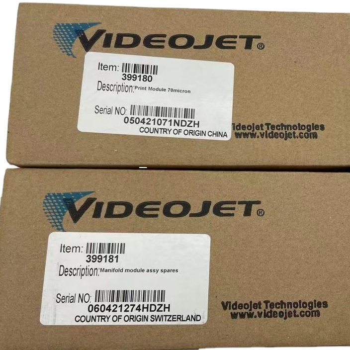 Оригинальный модуль клапана печати 399181 Videojet для струйного принтера серии videojet 1000