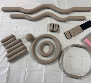 Kit aksesori kustom pita peregangan Gym tali resistensi kain pita resistensi lingkaran ajaib Kit Pilates cincin Pilates untuk wanita - Product Image 3