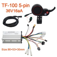 Kit de Contrôleur pour Trottinette Électrique KUGOOM 4 48V20A avec Écran d'Affichage 10 Pouces TF-100 et Accessoire Six Broches