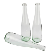 Bouteille en verre pour boissons, eau minérale française Evian haut de gamme, 350 ml, 500 ml, 750 ml, pot en verre, bouteille en verre