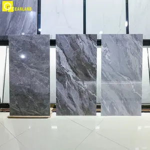 gray large slab Glossy Full Body Marble Floor 750x1500mm Premium Big Size polished glazed Porcelain Ceramic Tiles