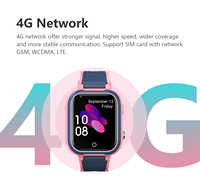 Montre intelligente pour enfants 4G GPS Carte SIM WIFI Répondre aux appels Appels vidéo SOS Caméra étanche Moniteur Whatsapp Téléphone Android pour enfants LT21