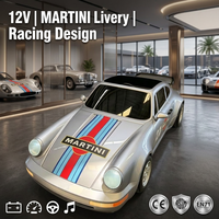 Voiture électrique pour enfants Martini Racing Classic Sports Car, 2500W, alimentée par batterie, véhicule pour enfants, parc d'attractions, vente en gros