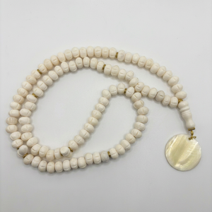Natural Bone Muslim Tasbih Rosary <b>Beads</b> Islamic Spiritual Accessory Eco-Friendly Handmade Modern - Product Image 1