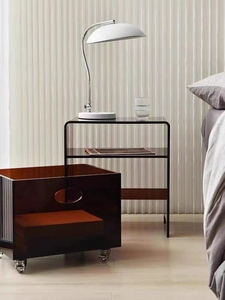 Mobile Moderno in <span class=keywords><strong>Plexiglass</strong></span> Acrilico per Camera <span class=keywords><strong>da</strong></span> Letto, Accessorio per Appartamenti e Hotel, Comodino e Tavolino <span class=keywords><strong>da</strong></span> Salotto - Product Image 4