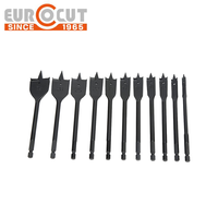 Foret à pointe hexagonale noire EUROCUT professionnel pour la menuiserie et la charpenterie