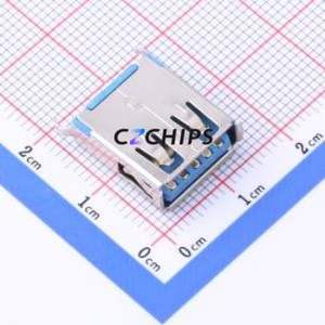 HC-ST-003-010-L15.0-J-K USB Connector Through hole Component (THT) Connector Type-A USB 3.0 Female Through Hole - Product Image 1