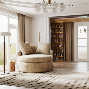 Bán buôn Bắc Âu hiện đại phong cách giải trí sang trọng cánh tay Ghế thư giãn ngả ghế sofa đơn - Product Image 2