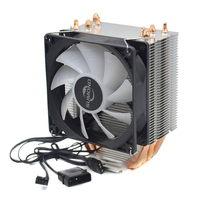 Enfriador de CPU 4H90D, Ventilador PWM ARGB de 90 mm, 4 Tubos de Calor, Enfriador de Aire para Intel LGA 1700 1851 1200 115X AMD AM5 AM4, Ventilador para PC de Escritorio para Juegos