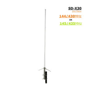 เสาอากาศคุณภาพสูง Diamond SD-X30 144/430MHz 145/435MHz VHF UHF แบบสองย่านความถี่ สำหรับวิทยุสื่อสาร RPT Repeater เสาอากาศฐานไฟเบอร์กลาส - Product Image 4