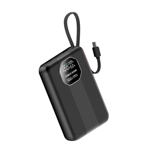 Banco de Energía de 100W y 20000mAh con Carga Rápida PD, Cargador Portátil con Cable Tipo-C Integrado y Pantalla Digital - Product Image 5