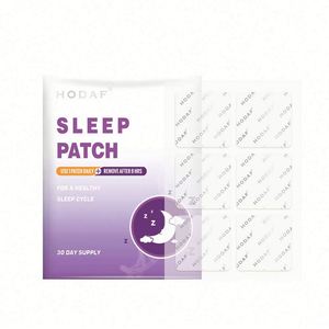 Patch Transdermique de Sommeil à la Mélatonine 2025 – Bien-être Cutané Jaune/Noir 3.5x3.5cm – Patch de Soin en Tissu/Gel - Product Image 3