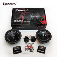 Speaker Komponen Audio Mobil Kuerl 6.5 Inch 2-Way Desain Baru 4 Ohm Maks 210W Subwoofer