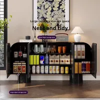 Lemari Pintu Masuk Kayu Hitam Modern Italia Kelas Atas dengan 2 Laci, Dapat Disesuaikan, Furnitur Rumah Penyimpanan Dekoratif Ruang Tamu