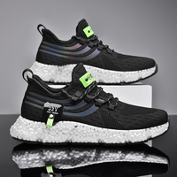 Tendance de la mode populaire chaussures de loisirs semelle intermédiaire en EVA tissu extensible fermeture à lacets supérieure-doux confortable pas printemps/automne/hiver