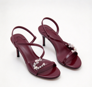 Sandales compensées slingback pour femme à bout fermé, à enfiler, avec doublure en PU et semelle extérieure en caoutchouc, chaussures d'été - Product Image 4