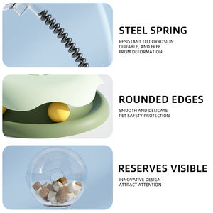 गर्म बिक्री प्रशिक्षण उपचार डिस्पेंसर वसंत लीक खाद्य खिलौने बिल्ली और कुत्ते की गेंद धीमी फीडर इनडोर बिल्लियों के लिए - Product Image 3