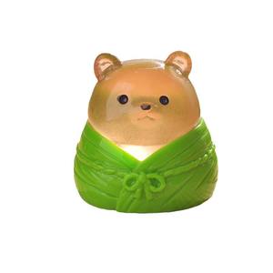 Petits ornements en résine de jardinage micro-paysage animal de dessin animé pour les décorations d'animaux du festival des bateaux dragons - Product Image 5