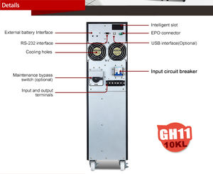 SKE Batería externa Sistemas UPS en línea Modo de largo plazo 6kv 4800W En línea Ups - Product Image 5