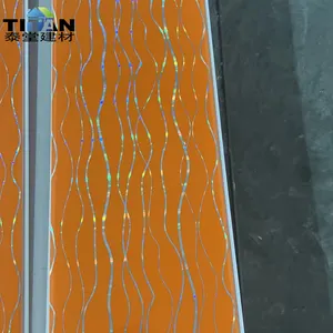 Painéis de parede de PVC para interior de teto suspenso de Indonésia 200*8mm Painel de PVC para teto Tabula Pvc Para Cielo Raso