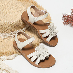 <span class=keywords><strong>Sandali</strong></span> da <span class=keywords><strong>bambina</strong></span> Xian Girls' Princess con fiori, suola morbida, <span class=keywords><strong>bianchi</strong></span>, piatti, comodi, per feste e tutti i giorni. - Product Image 2