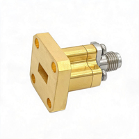 Adaptateur personnalisable de guide d'ondes à coaxial en aluminium et cuivre, modèle HXT-220WCAN, VSWR 1.25