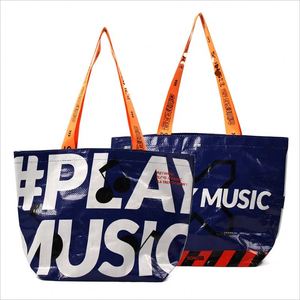 Customized Laminated PP Woven Insulated Recyclable <b>Tote</b> <b>Bags</b> <b>with</b> <b>Shoulder</b> <b>Strap</b> Non Woven Handle Portable Advertising Packaging - Product Image 1