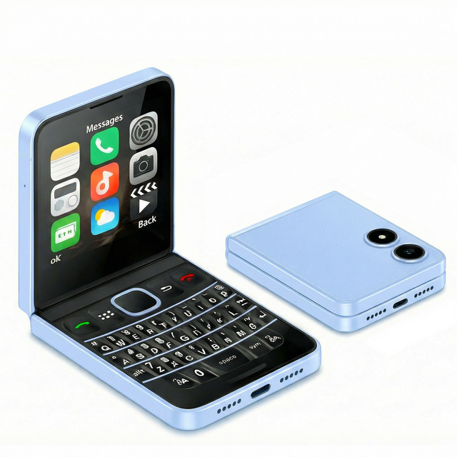 Wholesale 4G LTE Flip Phone - Qwerty Keyboard & ChatGPT AI Support - Factory Price