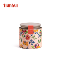 Boîte de rangement en papier, sac de rangement pour thé, motif floral, bon prix, ensemble d'organisateur avec fenêtre transparente, sacs à poignée