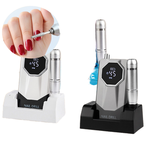 Professional Portable 35000-45000 RPM Nail Drill &amp; File Buffers Electric <strong>Manicure</strong> Pedicure <strong>Tool</strong> with Brushed Motor Use US Plug - Product Image 1