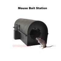 Piège à souris et rongeurs en plastique verrouillable pour entrepôt intérieur, station d'appât pour rats avec clé, conforme EPA