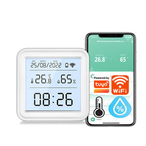 TY-TH08 Tuya Mini capteur de température et d'humidité WiFi avec écran LCD, fonctionne avec Alexa - Product Image 1
