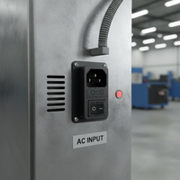 Module d'entrée d'alimentation EN60320 10A 250V Prise C14 avec interrupteur Double porte-fusible Connecteur d'alimentation mâle 3 broches