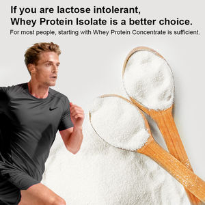 Poudre de protéines pour adultes au goût de fraise avec isolat de protéines de lactosérum et caséine pour la croissance musculaire 1 kg - Product Image 6