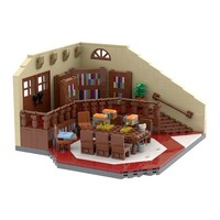 Funbuild-Bloques de construcción de Buffy the Vampire Slayer, modelo de biblioteca de escuela secundaria de Sunnydale, bloques de juguete