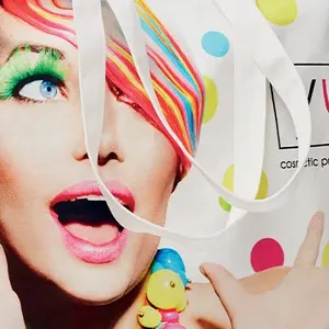 Borsa in Cotone Stampata su Tutta la Superficie - Product Image 2