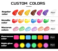 Panwenbo - Juego de Pintura Acrílica No Tóxica de 500 ml, 12 Colores, Alta Cobertura, Pigmento de Alta Capacidad, Pintura Acrílica para Artistas